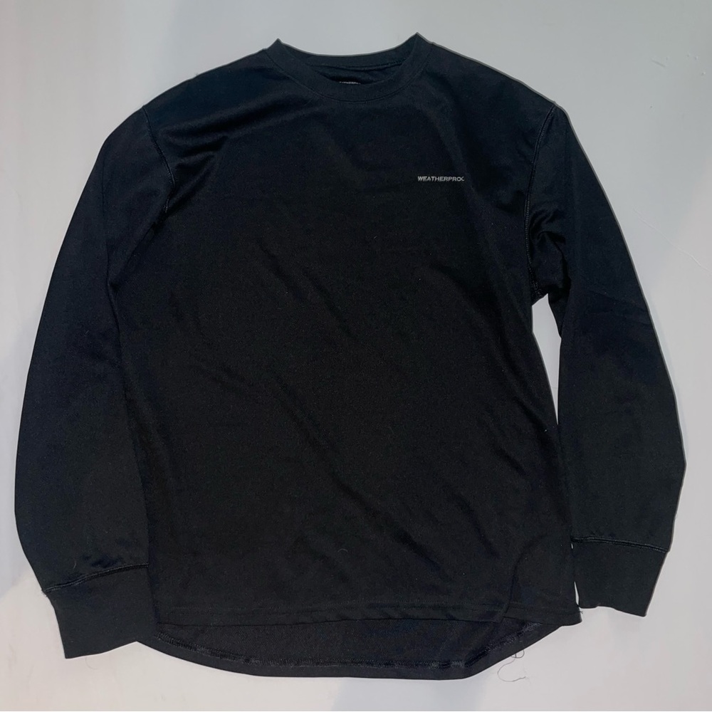 XL WEATHERPROOF BLACK LONG SLEEVE SHIRT 100% polyester